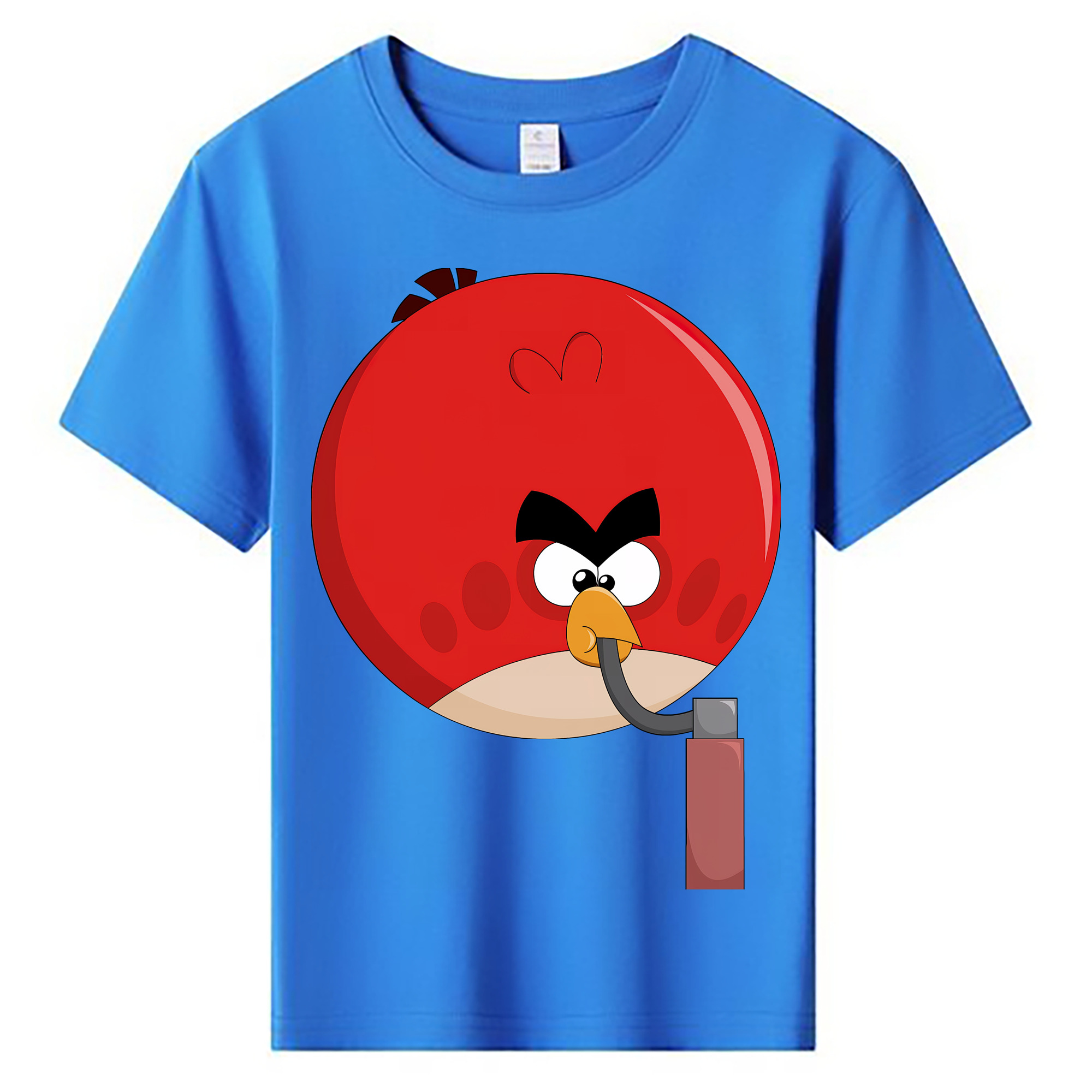 （画像用） Angry Birds アングリーバード 綿100％キッズTシャツ（フロントプリント）